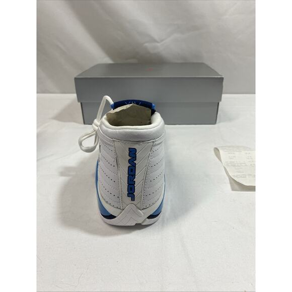 Nike Air Jordan 14 XIV Low '99 136019-101 Obsidian-Columbia Blue Size 12 NEW - Picture 4 of 13